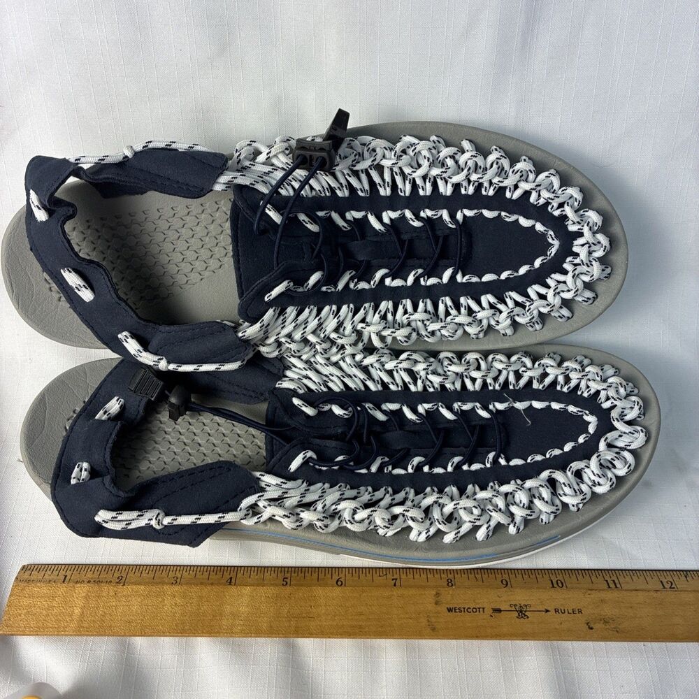 Soft Bottom Driving Shoes Size Mens  US  12 Navy Sandals Beach Summer
